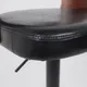 Миниатюра изображения товара Стул барный AksHome Bruno (черный/орех/черный)