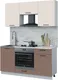 Миниатюра изображения товара Кухонный гарнитур Interline Мила Optima 60Д-1.6 (карамель/персидский жемчуг/серый каспий)