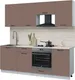 Миниатюра изображения товара Кухонный гарнитур Interline Мила Optima 60Д-2.2 (карамель/карамель/травертин серый)