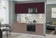Миниатюра изображения товара Кухонный гарнитур Interline Мила Optima 60Д-2.2 (карамель/марсала/травертин серый)