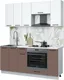 Миниатюра изображения товара Кухонный гарнитур Interline Мила Optima 60Д-1.8 (карамель/белый платинум/белый гранит)