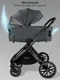 Миниатюра изображения товара Детская универсальная коляска Amarobaby Phenom 2 в 1 с термолюлькой / AB26-10PHENOM/10 (графит)