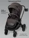 Миниатюра изображения товара Детская универсальная коляска Amarobaby Phenom 2 в 1 с термолюлькой / AB26-10PHENOM/59 (шоколадный)