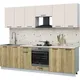 Миниатюра изображения товара Кухонный гарнитур Interline Мила Optima 60Д-2.6 (дуб золотой/персидский жемчуг/бискайская сосна)