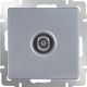 Миниатюра изображения товара Розетка Werkel WL06-TV-2W / a033755 (серебряный)