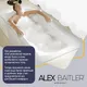 Миниатюра изображения товара Ванна акриловая Alex Baitler Saima 180x80 (с каркасом, с 2 экранами)