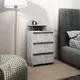 Миниатюра изображения товара Прикроватная тумба MFMaster Витто-132 / МСТ-ВМ1-32-ЕО-16 (бетон)