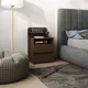Миниатюра изображения товара Прикроватная тумба MFMaster Витто-107 / МСТ-ВМ1-07-ВМ-16 (венге)