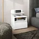 Миниатюра изображения товара Прикроватная тумба MFMaster Витто-126 / МСТ-ВМ1-26-БТ-16 (белый)