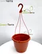 Миниатюра изображения товара Вазон GreenTerra Lira -7 литое со вставкой с усами 48см (5шт, терра)