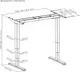 Миниатюра изображения товара Подстолье Ergosmart Unique Ergo Desk (черный)