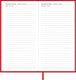 Миниатюра изображения товара Еженедельник Escalada Наппа 2027 / 73628 (64л, красный)