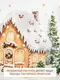 Миниатюра изображения товара Набор тарелок Elan Gallery Пряничный домик 420959 (красный узор)