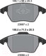 Миниатюра изображения товара Тормозные колодки Textar 2358704
