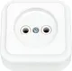 Миниатюра изображения товара Розетка Sundays Electric Без заземления РА16-255 (черный)