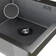 Миниатюра изображения товара Мойка кухонная Mixline Pro 559594 (черный графит, с сифоном)