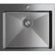 Миниатюра изображения товара Мойка кухонная Mixline Pro 559597 (черный графит, с сифоном)