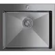 Миниатюра изображения товара Мойка кухонная Mixline Pro 559606 (черный графит, с сифоном)