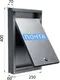 Миниатюра изображения товара Почтовый ящик Steel-expert 400x250x70мм