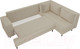 Миниатюра изображения товара Диван угловой Лига Диванов Сильвана 198 правый (микровельвет бежевый)