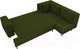 Миниатюра изображения товара Диван угловой Лига Диванов Сильвана 198 правый (микровельвет зеленый)