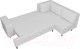 Миниатюра изображения товара Диван угловой Лига Диванов Сильвана 198 правый (экокожа белый)