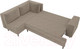 Миниатюра изображения товара Диван угловой Лига Диванов Сильвана 198 левый (велюр MR бежевый)
