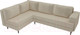 Миниатюра изображения товара Диван угловой Лига Диванов Сильвана 198 левый (микровельвет бежевый)