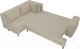 Миниатюра изображения товара Диван угловой Лига Диванов Сильвана 198 левый (микровельвет бежевый)