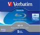 Миниатюра изображения товара Набор дисков BD-R Verbatim 25ГБ 6x / 43836 (5шт, Jewel Case)