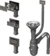 Миниатюра изображения товара Мойка кухонная Mixline Pro 559598 (сатин, с сифоном)