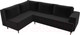 Миниатюра изображения товара Диван угловой Лига Диванов Сильвана 198 левый (микровельвет черный)