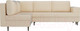 Миниатюра изображения товара Диван угловой Лига Диванов Сильвана 198 левый (экокожа бежевый)