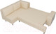 Миниатюра изображения товара Диван угловой Лига Диванов Сильвана 198 левый (экокожа бежевый)