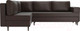Миниатюра изображения товара Диван угловой Лига Диванов Сильвана 198 левый (экокожа коричневый)