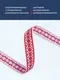 Миниатюра изображения товара Тесьма декоративная Лента Р9990Б/23 (белый/красный)