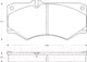 Миниатюра изображения товара Тормозные колодки TRW GDB317