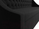 Миниатюра изображения товара Скамья кухонная мягкая Лига Диванов Мерлин 203 / 101137 (микровельвет, черный)