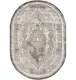 Миниатюра изображения товара Коврик Behram Serena 0C676RE-GREY-GREY-OVAL (1.2x1.7)