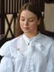Миниатюра изображения товара Брошь Queen Fair Булавка. Бабочка объемная / 3723919 (белый/золото)