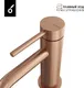 Миниатюра изображения товара Смеситель Oliveeka OL-88139017-BRG (розовое золото)