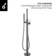 Миниатюра изображения товара Смеситель Oliveeka OL-649017-BGM (матовый оружейный металл)