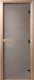 Миниатюра изображения товара Стеклянная дверь для бани/сауны Doorwood Теплое утро 190x70 (сатин, коробка листва)