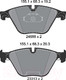 Миниатюра изображения товара Тормозные колодки Textar 2468801
