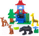 Миниатюра изображения товара Конструктор Полесье Зоопарк Макси / 77721 (138эл)