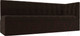 Миниатюра изображения товара Скамья кухонная мягкая Лига Диванов Бриз 209 / 100380 правый (вельвет, коричневый)