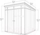 Миниатюра изображения товара Сарай из пластика Keter Artisan 7x7 / 230459