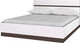 Миниатюра изображения товара Каркас кровати Горизонт Мебель Вегас 1.6 (венге/белый глянец)