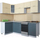 Миниатюра изображения товара Кухонный гарнитур Интерлиния Мила Gloss 50-12x24 (ваниль/асфальт глянец)