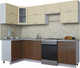 Миниатюра изображения товара Кухонный гарнитур Интерлиния Мила Gloss 60-12x26 (ваниль/шоколад глянец)